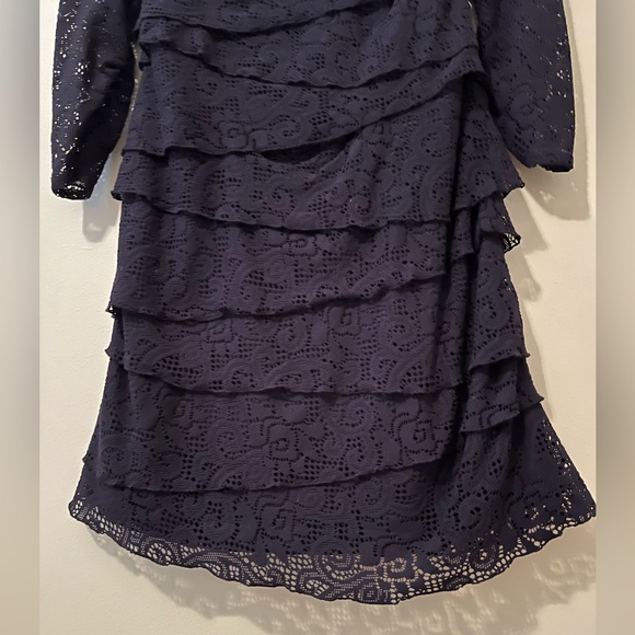 laundry BY SHELLI SEGAL Los Angeles Lace Dress Size 4 - Picture 2 of 13